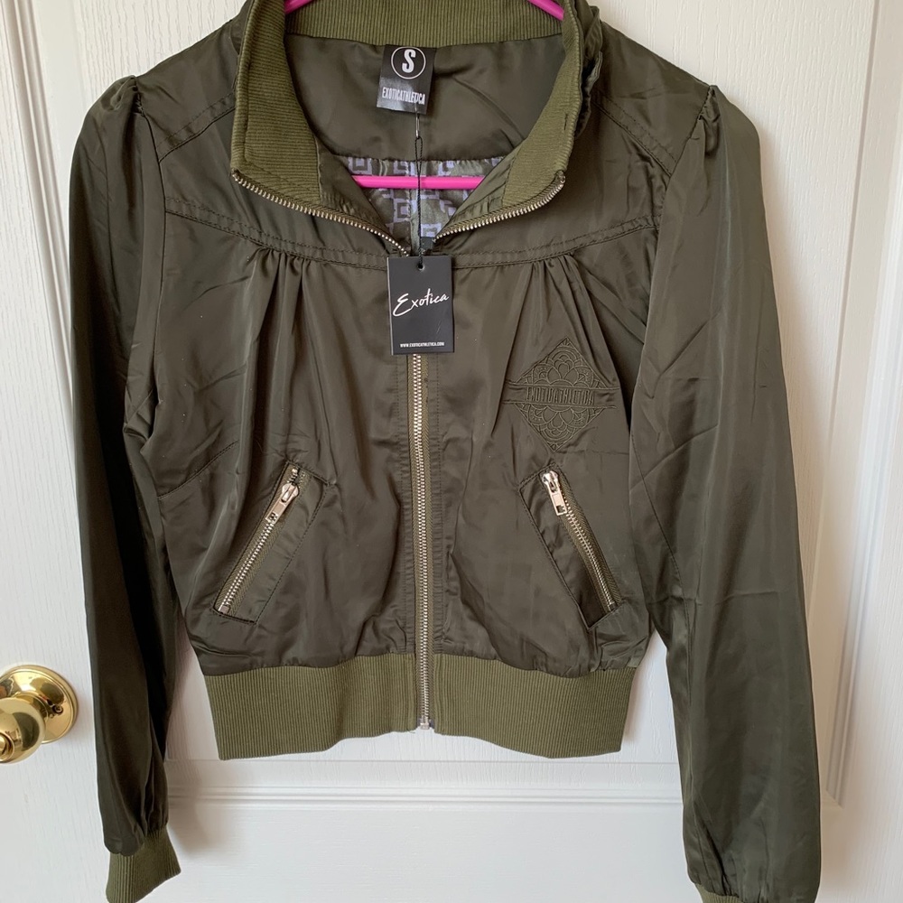 Exotica Athletica Khaki Bomber Jacket